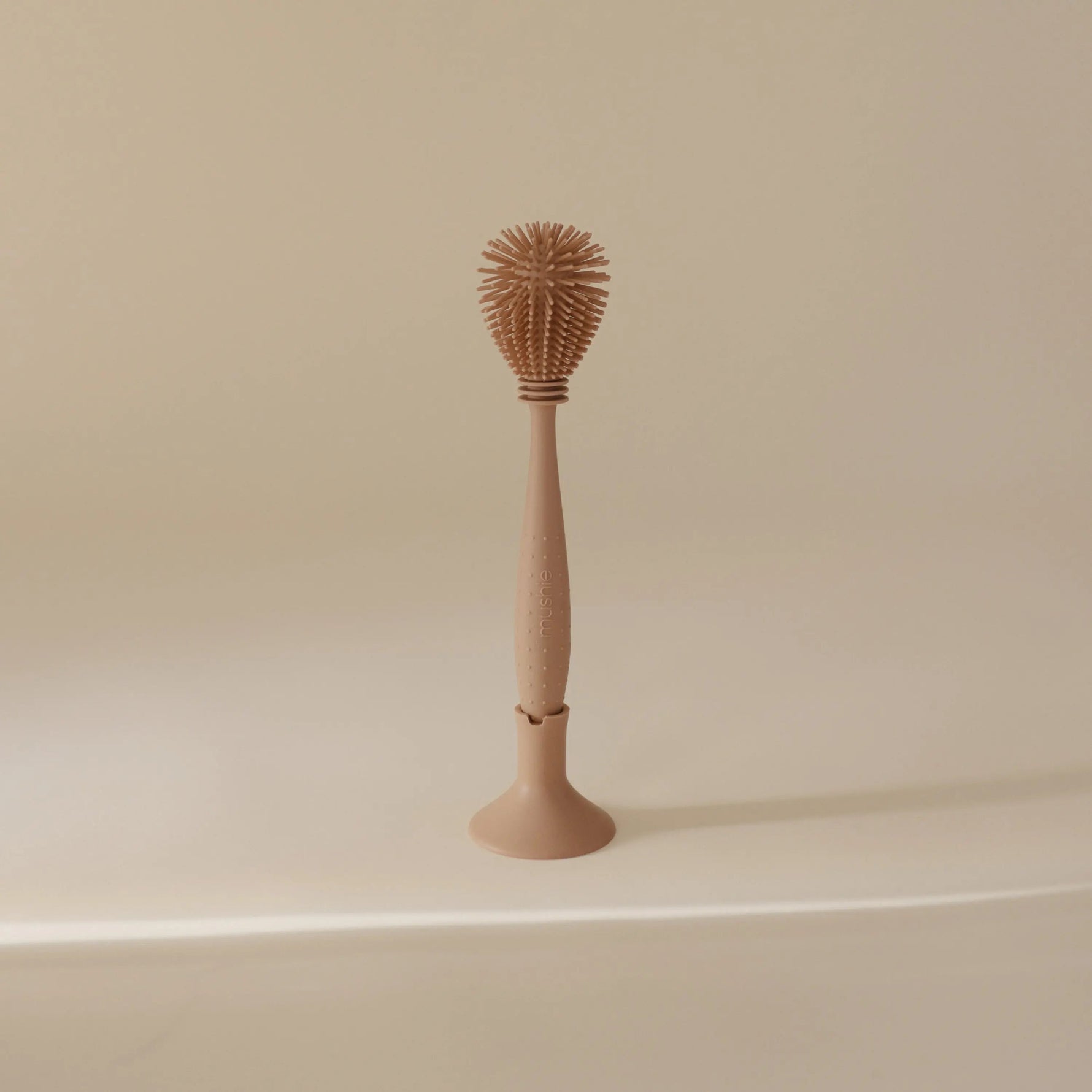 Mushie Silicone Baby Bottle Brush - 