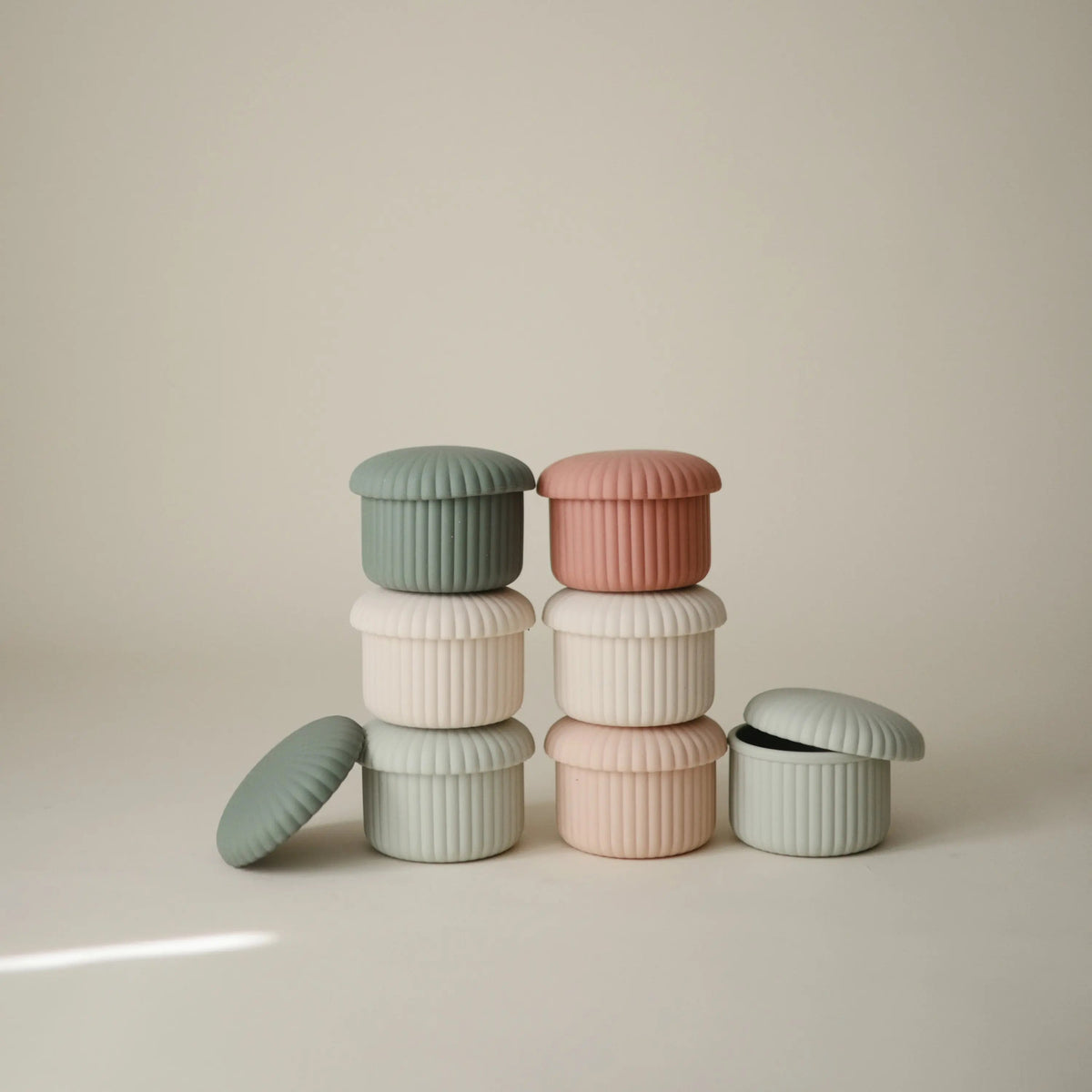 Mushie Silicone Baby Food Containers - 