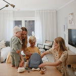 Mushie Silicone Baby Rattle Toy for Infants Gentle Sensory Experience Easy to Hold Design - 