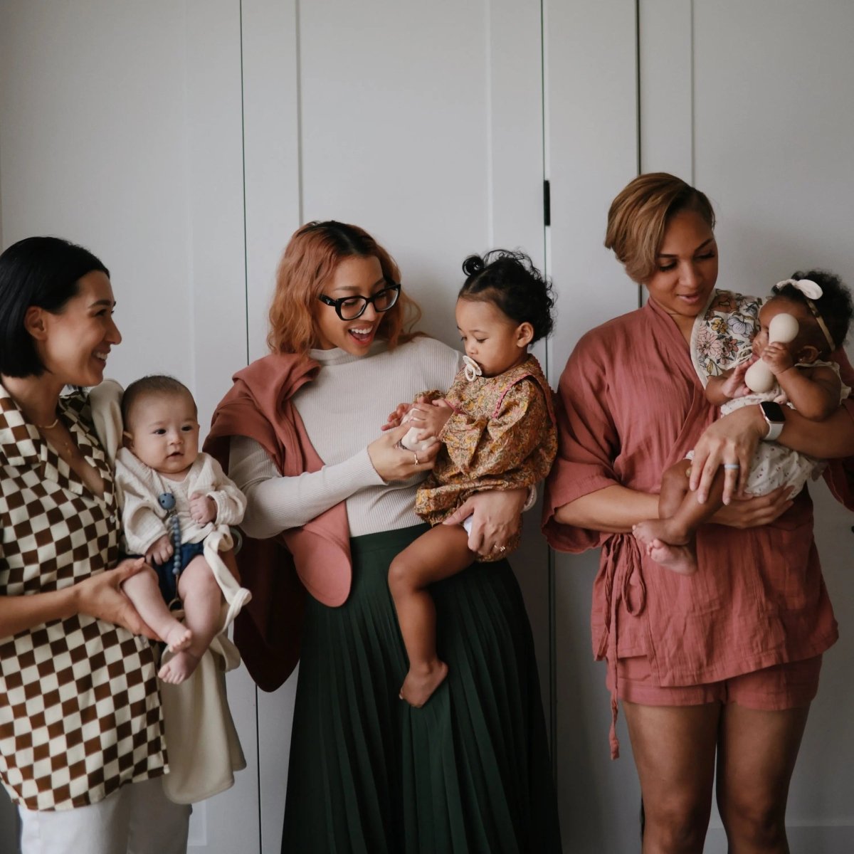 Mushie Silicone Baby Rattle Toy for Infants Gentle Sensory Experience Easy to Hold Design - 