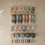 Mushie Silicone Baby Rattle Toy for Infants Gentle Sensory Experience Easy to Hold Design - 