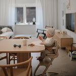 Mushie Silicone Baby Rattle Toy for Infants Gentle Sensory Experience Easy to Hold Design - 