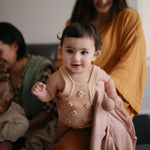 Mushie Silicone Baby Rattle Toy for Infants Gentle Sensory Experience Easy to Hold Design - 