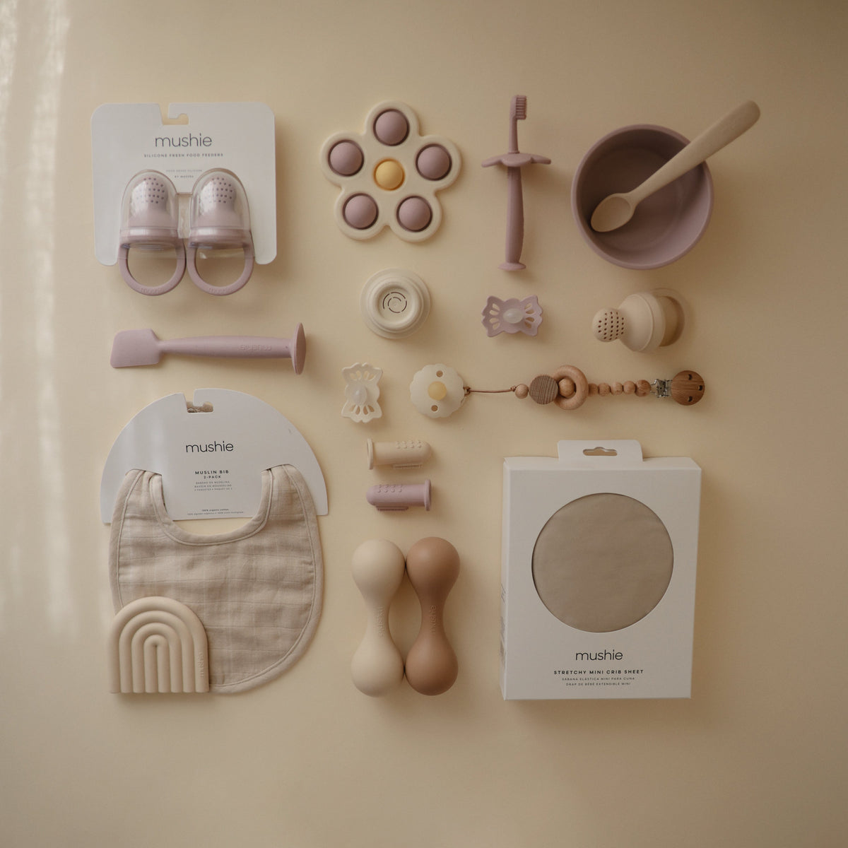 Mushie Silicone Baby Rattle ToyEveretts Place