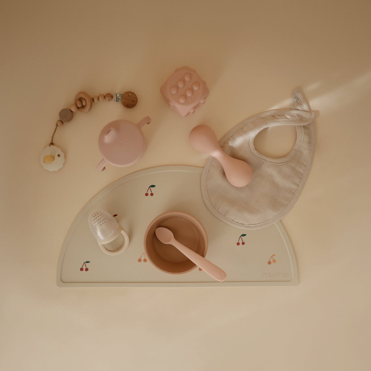 Mushie Silicone Baby Rattle ToyEveretts Place