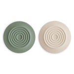 Mushie Silicone Bathtub Drain Stopper Set of 2 Flexible Water Seal Covers - 