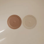 Mushie Silicone Bathtub Drain Stopper Set of 2 Flexible Water Seal Covers - 