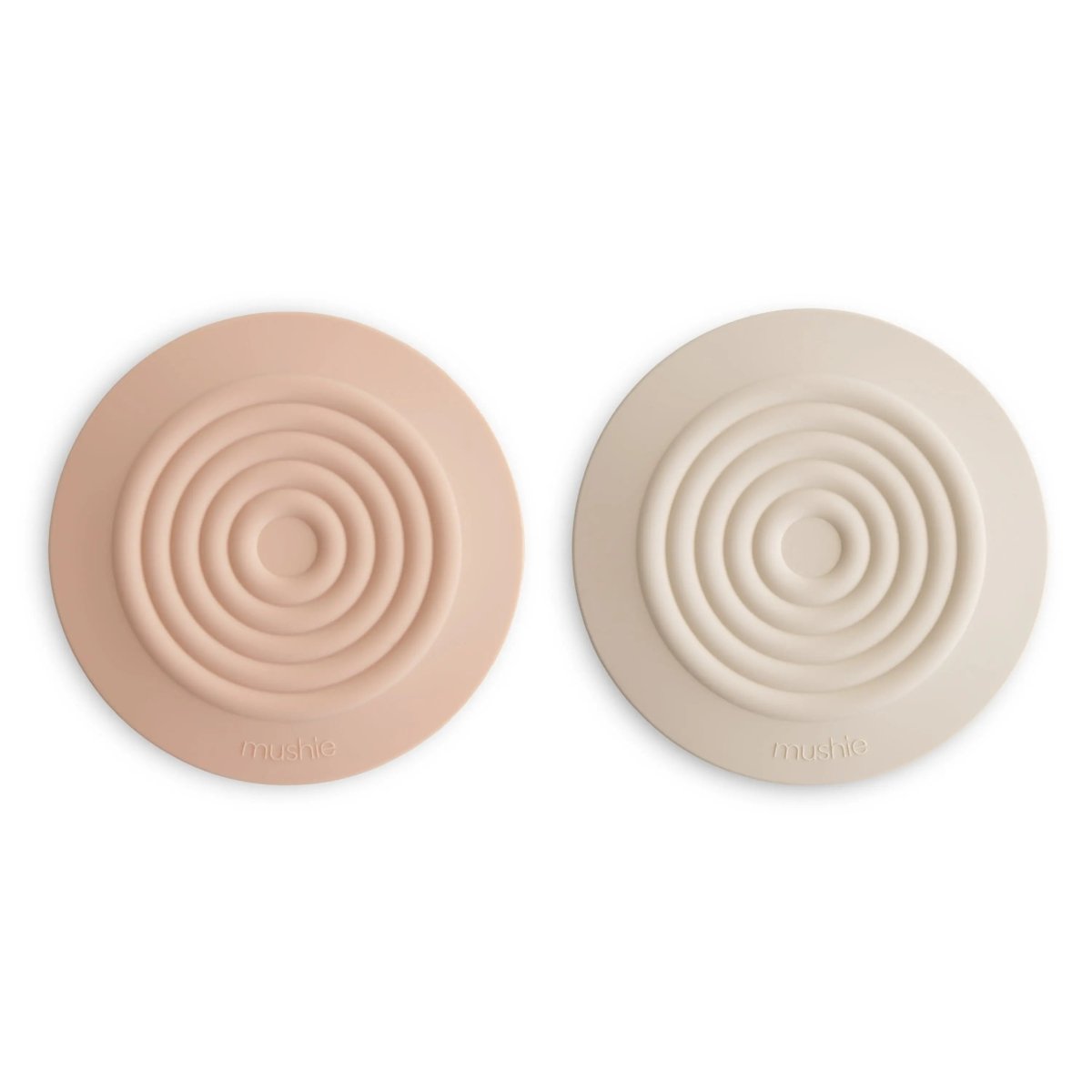 Mushie Silicone Bathtub Drain Stopper Set of 2 Flexible Water Seal Covers - 