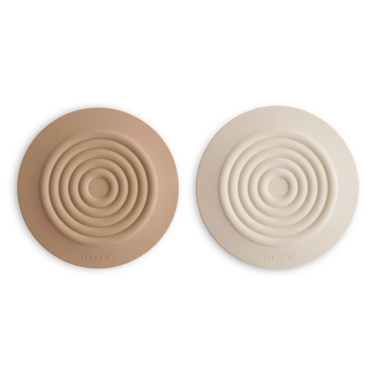 Mushie Silicone Bathtub Drain Stopper Set of 2 Flexible Water Seal Covers - 