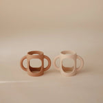 Mushie Silicone Bottle Handles for Baby Bottles Comfortable Grip Food Grade Silicone - Everetts Place Boutique - 