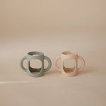 Mushie Silicone Bottle Handles for Baby Bottles Comfortable Grip Food Grade Silicone - Everetts Place Boutique - 