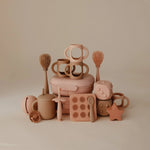 Mushie Silicone Bottle Handles for Baby Bottles Comfortable Grip Food Grade Silicone - Everetts Place Boutique - 