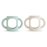 Mushie Silicone Bottle Handles for Baby Bottles Comfortable Grip Food Grade Silicone - Everetts Place Boutique - 