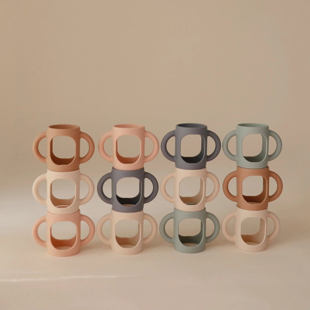 Mushie Silicone Bottle Handles - 