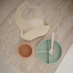 Mushie Silicone Feeding Spoons for Babies Soft Flexible Tip Safe and Comfortable Mealtime Essentials -