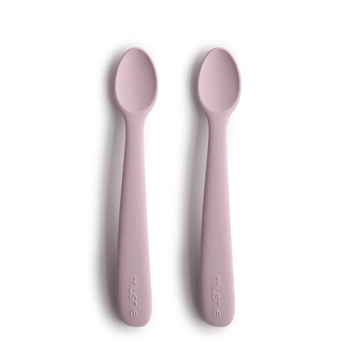 Mushie Silicone Feeding Spoons for Babies Soft Flexible Tip Safe and Comfortable Mealtime Essentials -