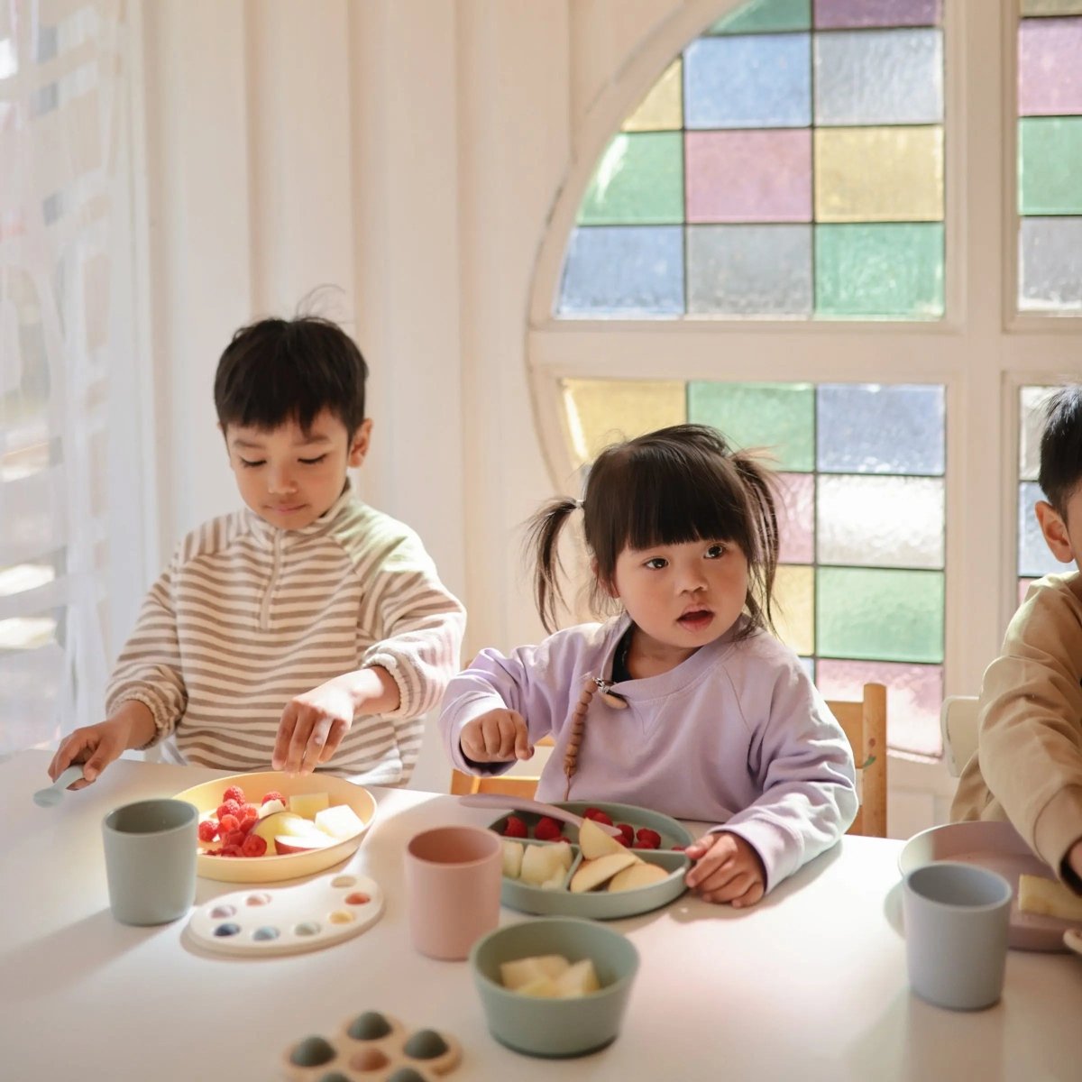 Mushie Silicone Feeding Spoons for Babies Soft Flexible Tip Safe and Comfortable Mealtime Essentials -