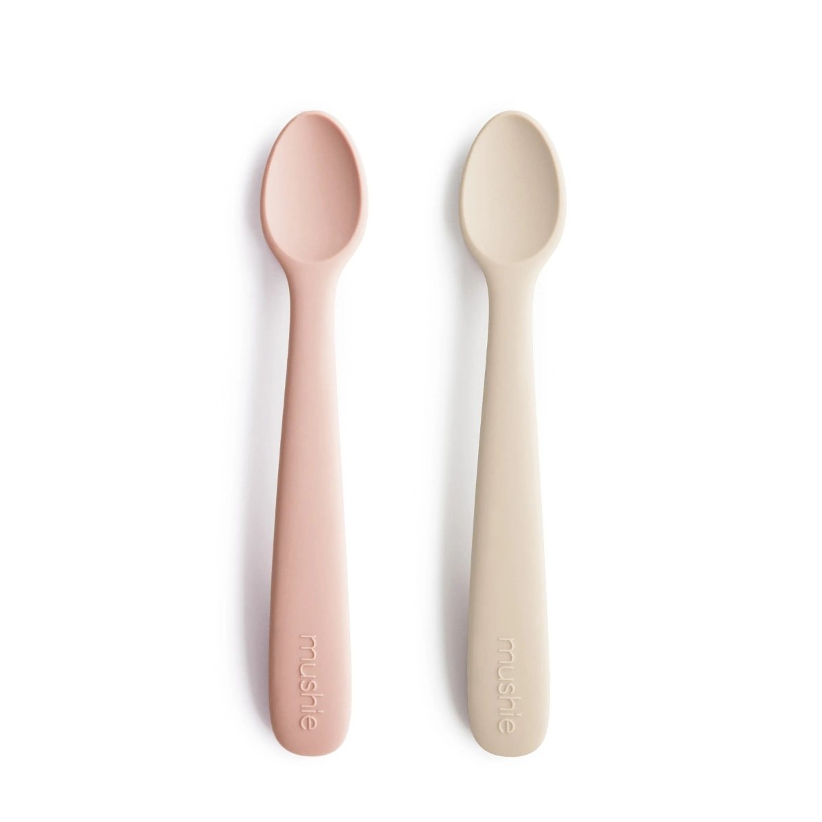 Mushie Silicone Feeding Spoons for Babies Soft Flexible Tip Safe and Comfortable Mealtime Essentials -