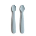 Mushie Silicone Feeding Spoons for Babies Soft Flexible Tip Safe and Comfortable Mealtime Essentials -
