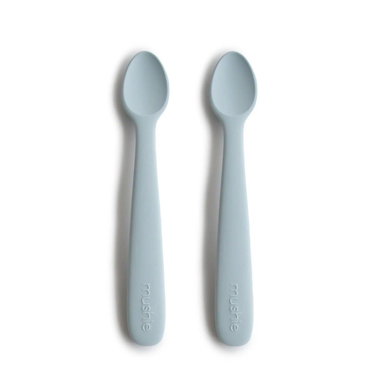 Mushie Silicone Feeding Spoons for Babies Soft Flexible Tip Safe and Comfortable Mealtime Essentials -