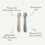 Mushie Silicone Feeding Spoons - 