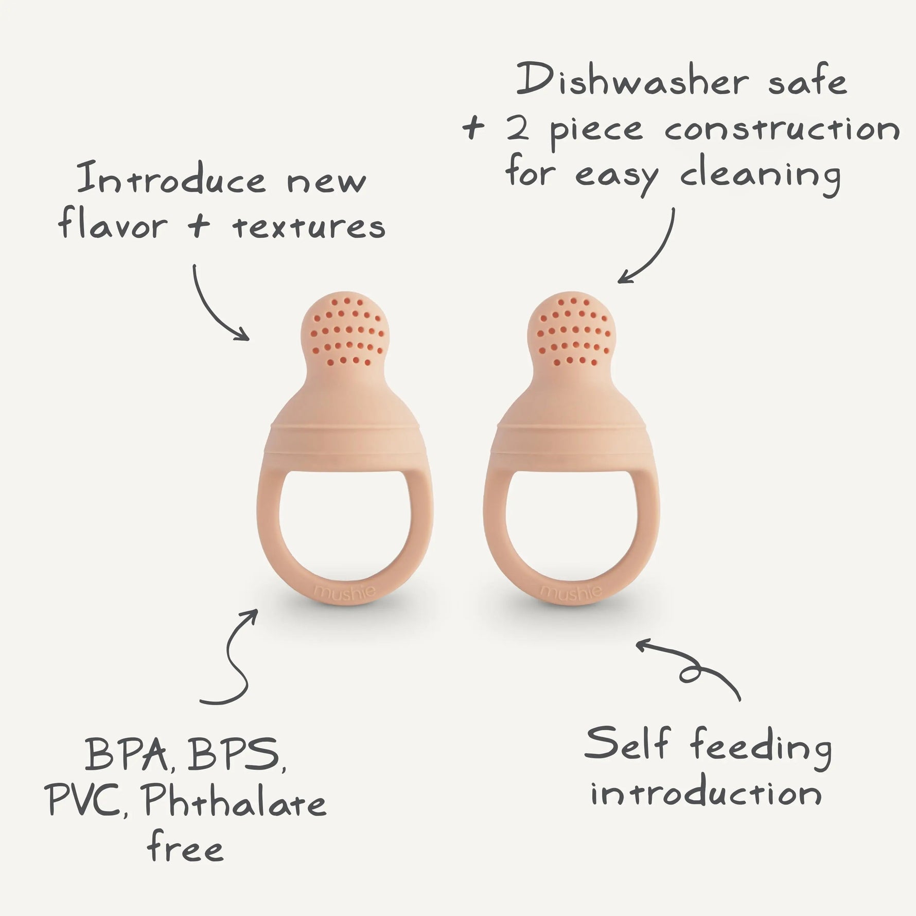 Mushie Silicone Fresh Food Feeder - 