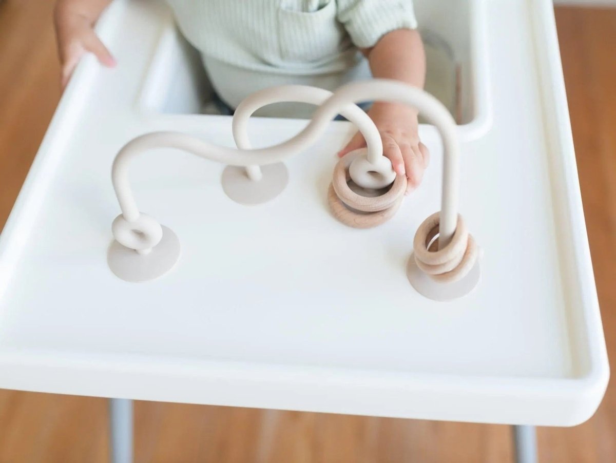 Little Joy Co. Silicone Highchair Toy Colorful Teething Fun For Baby - Everetts Place Boutique - 