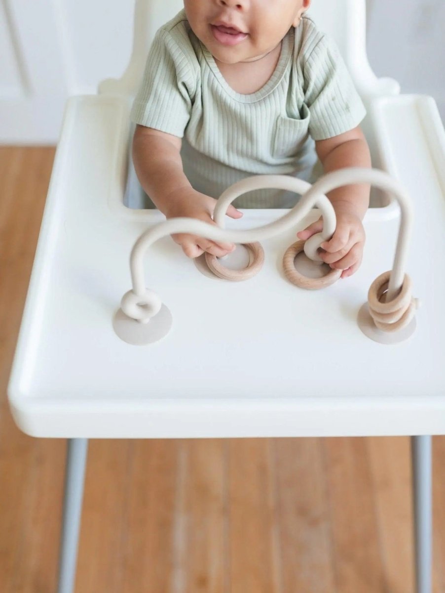 Little Joy Co. Silicone Highchair Toy Colorful Teething Fun For Baby - Everetts Place Boutique - 