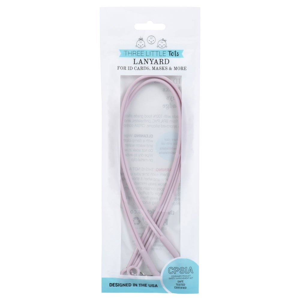 Three Little Tots Silicone Lanyard for ID Badges, Masks, Kets & More - 