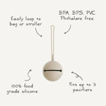 Mushie Silicone Pacifier Case - 