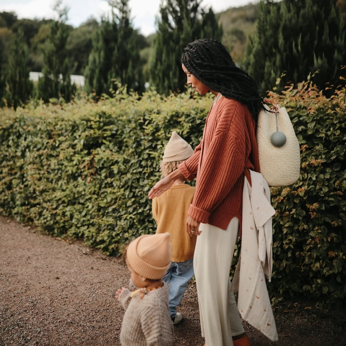 Mushie Silicone Pacifier Case with Strap for Up to Three Pacifiers - Everetts Place Boutique - 