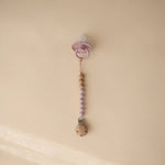 Mushie Silicone Pacifier Clip | Eva - 