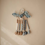 Mushie Silicone Pacifier Clip | Eva - 