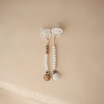 Mushie Silicone Pacifier Clip | Eva - 