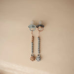 Mushie Silicone Pacifier Clip | Eva - 