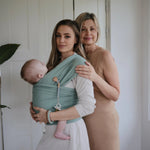 Mushie Silicone Pacifier Clip Eva with Faux Wood Clasp and Colorful Beads - Everetts Place Boutique - 