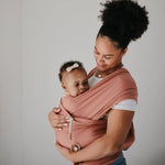 Mushie Silicone Pacifier Clip Eva with Faux Wood Clasp and Colorful Beads - Everetts Place Boutique - 