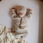 Mushie Silicone Pacifier Clip Eva with Faux Wood Clasp and Colorful Beads - Everetts Place Boutique - 