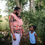 Mushie Silicone Pacifier Clip Eva with Faux Wood Clasp and Colorful Beads - Everetts Place Boutique - 