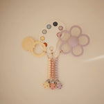 Mushie Silicone Pacifier Clip Hera Durable Food Grade Silicone Bead Design - Everetts Place Boutique - 