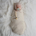 Mushie Silicone Pacifier Clip Hera Durable Food Grade Silicone Bead Design - Everetts Place Boutique - 