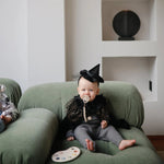 Mushie Silicone Pacifier Clip Hera Durable Food Grade Silicone Bead Design - Everetts Place Boutique - 