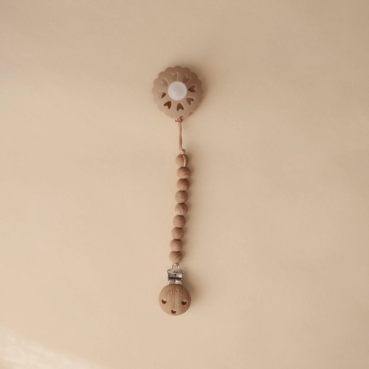 Mushie Silicone Pacifier Clip | Hera - 