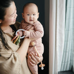 Mushie Silicone Pacifier Clip | Hera - 