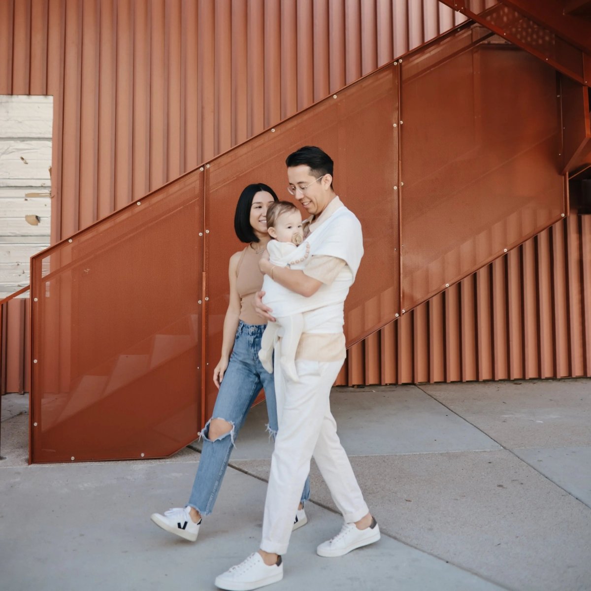 Mushie Silicone Pacifier Clip Luna Durable Food Grade Silicone Clasp for Babies - Everetts Place Boutique - 