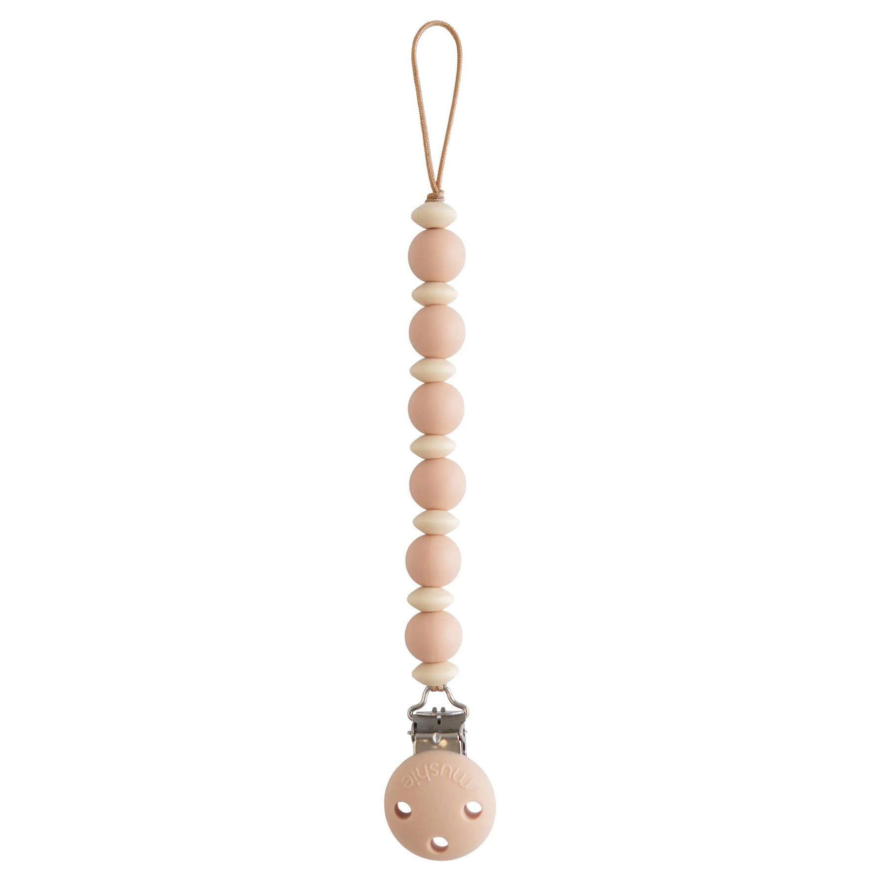 Mushie Silicone Pacifier Clip | Luna - 