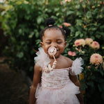 Mushie Silicone Pacifier Clip | Luna - 