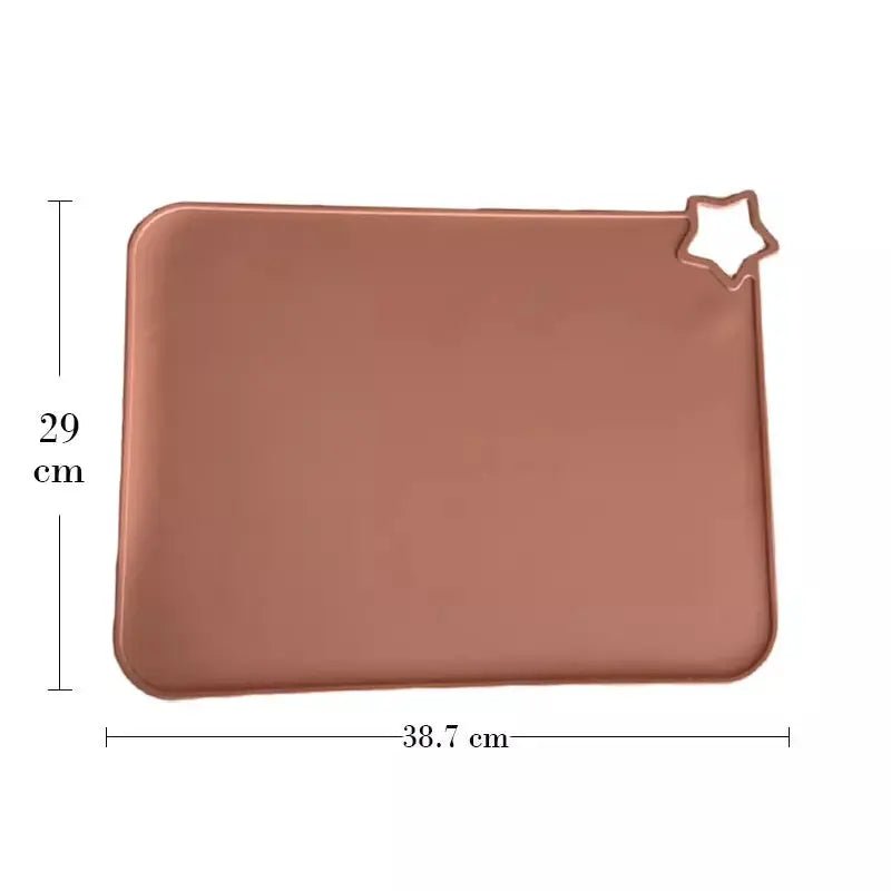 Eizzy Baby Silicone Place Mat (Muted Blue) - 