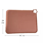 Eizzy Baby Silicone Place Mat (Muted Blue) - 