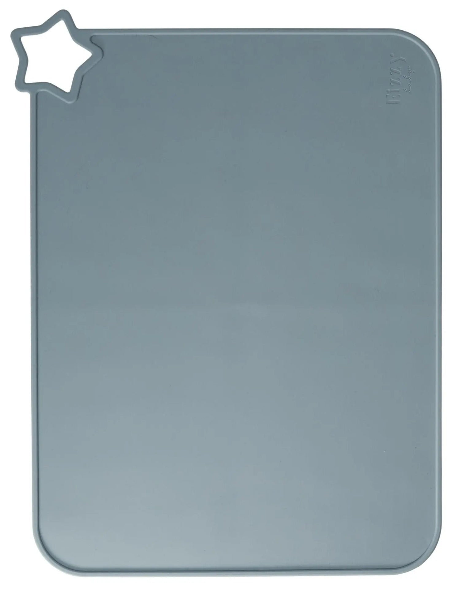 Silicone Place Mat (Muted Blue) - Cutting board, Plastic, File folder | Everetts Place